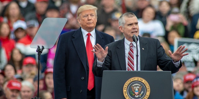 Former President Trump stands behind Rep. Rosendale