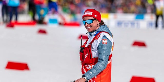 Justyna Kowalczyk durante el Campeonato Mundial de Esquí Nórdico FIS en 2019