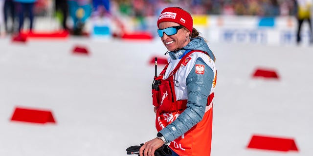 Justyna Kowalczyk durante el Campeonato Mundial de Esquí Nórdico FIS en 2019