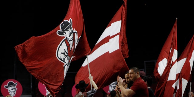 New Mexico State Aggies cheerleaders 