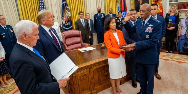 Gen.  Charles Q. Brown Jr.  was sworn in as Air Force Chief of Staff