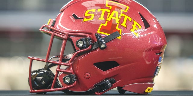 Iowa State football helmet