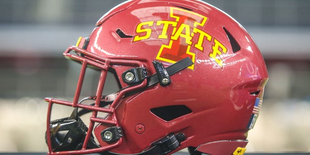 Iowa State football helmet