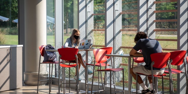 Students at the Tolley Student Center on campus at North Carolina State University in Raleigh, North Carolina, U.S.