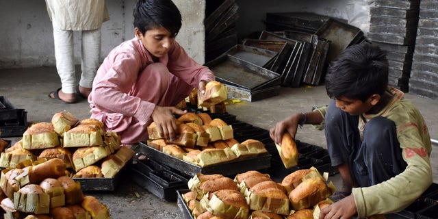 child labor in a bakery
