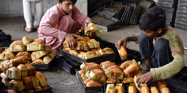 child labor in a bakery