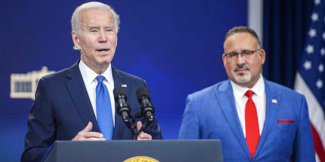 Joe Biden, Miguel Cardona