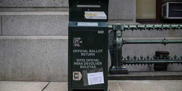 Mail ballot drop box