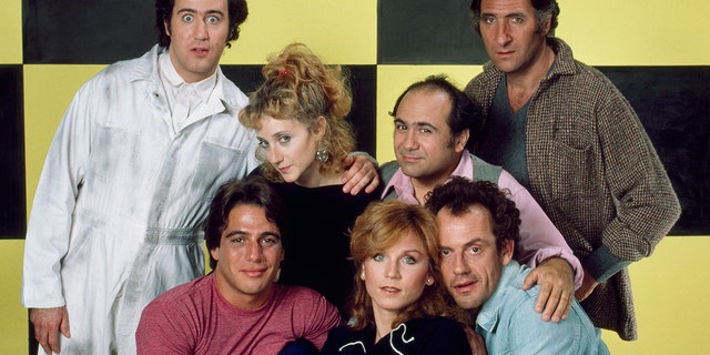 The cast of "Taxi" in a promo shoot for the show