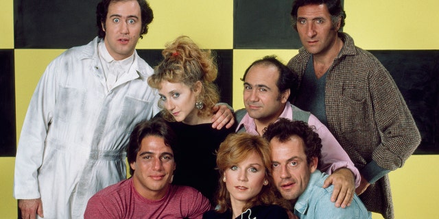 The cast of "Taxi" in a promo shoot for the show