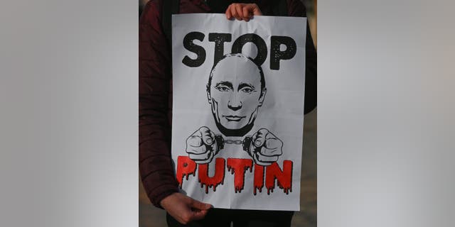 Putin war protest