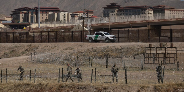 Wall at US-Mexico border