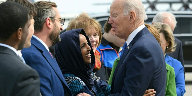 Joe Biden, Ilhan Omar