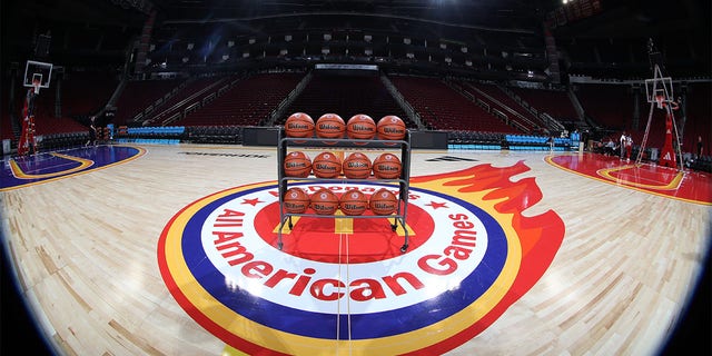 Game balls for the McDonalds All-American game