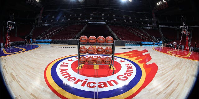 Game balls for the McDonalds All-American game