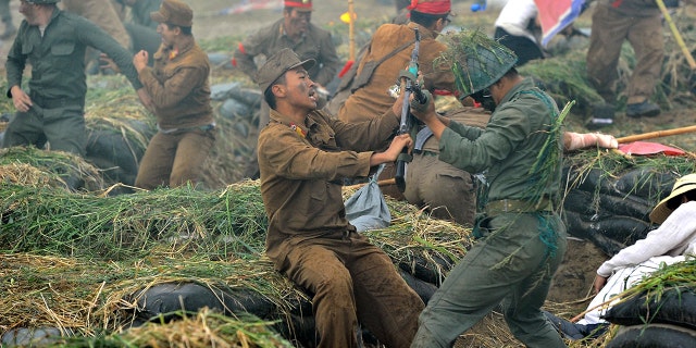 Korean War reenactment