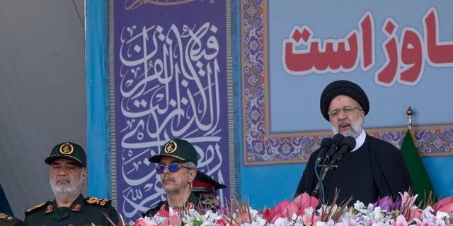 Raisi Salami en la Guardia Revolucionaria iraní