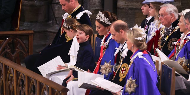 Royal family at coronation