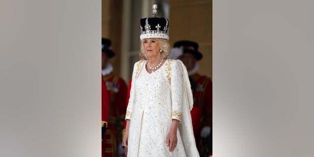 Queen Camilla coronation fashion