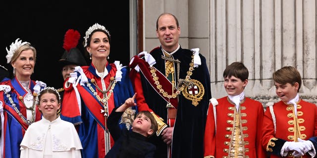 Royal family at coronation