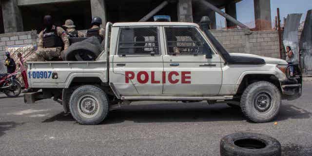 Haitian police car
