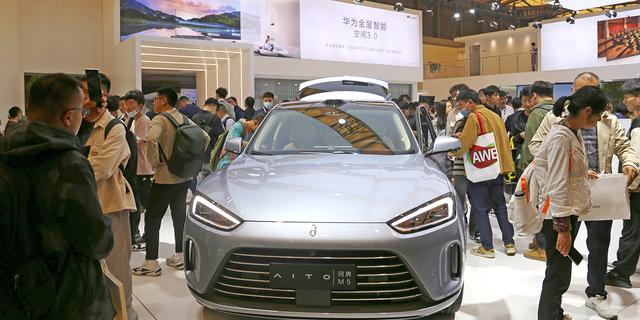 New car at a car expo