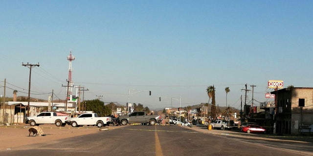 Shooting scene in the Mexican city of Ensenada