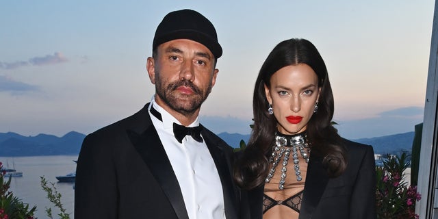 Riccardo Tisci and Irina Shayk