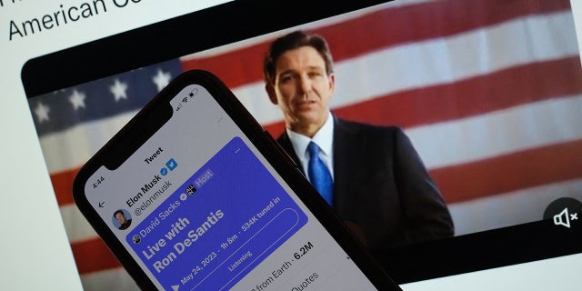 'Morning Joe' graphic mocked as contradictory on DeSantis stream: Check out ‘background of your little photo' 2 Ron DeSantis video seen in background of Twitter Spaces on phone screen