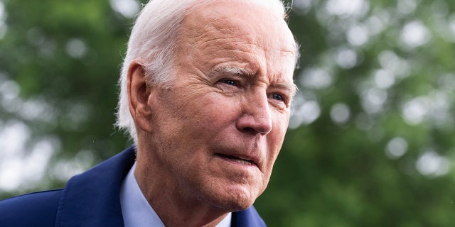 Biden on White House lawn