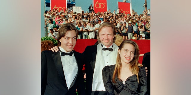 Jon Voight with children Angelina Jolie and James Haven