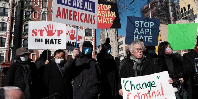 AAPI protesters after Christina Lee stabbing death