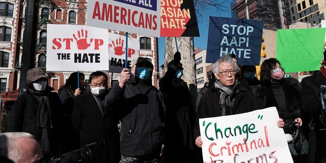 AAPI protesters after Christina Lee stabbing death