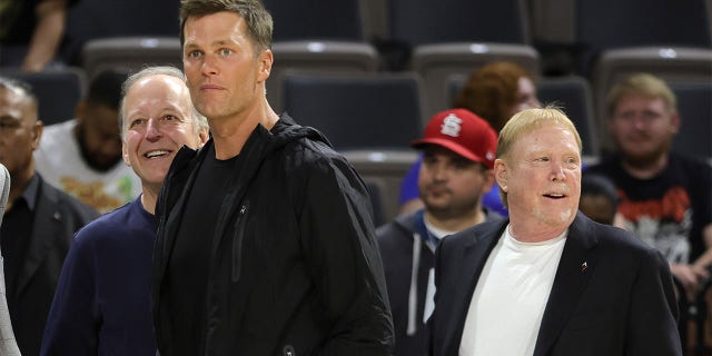 Tom Brady attends a WNBA game