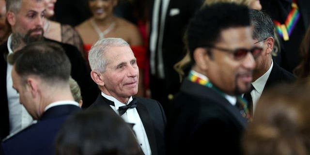 Dr. Anthony Fauci attends a reception for the 2022 Kennedy Center honorees