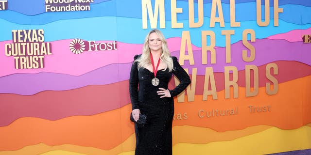 miranda lambert at texas medal of arts red carpet