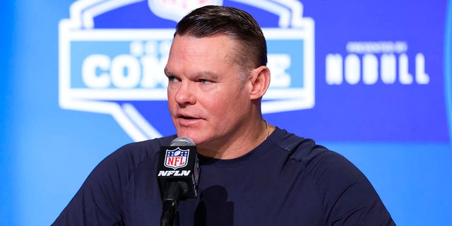 Chris Ballard of the Colts at the NFL Combine