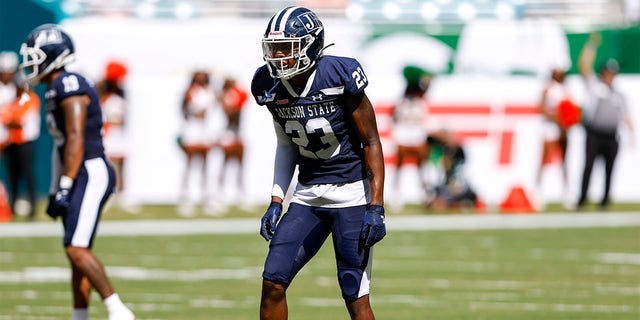 Defensive back Isaiah Bolden plays for Jackson State