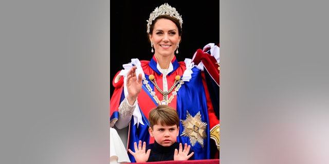 Princess Kate Prince Louis at coronation