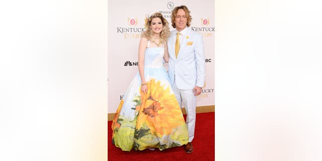 Dannielynn Birkhead and Larry Birkhead attend Kentucky Derby 149 at Churchill Downs