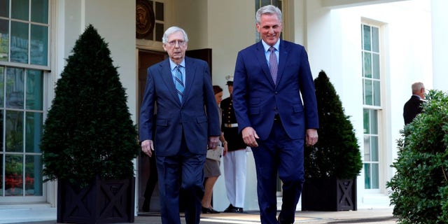 Republican leaders Kevin McCarthy and Mitch McConnell