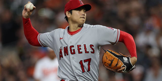 Shohei Ohtani pitches against Baltimore