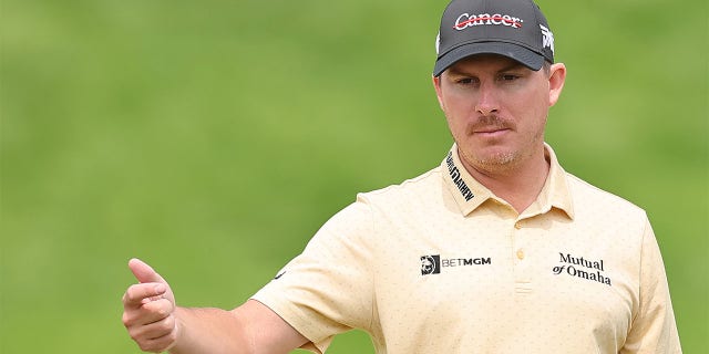 Joel Dahmen during a practice round