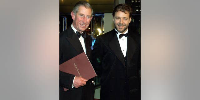 Prince Charles and Russell Crowe