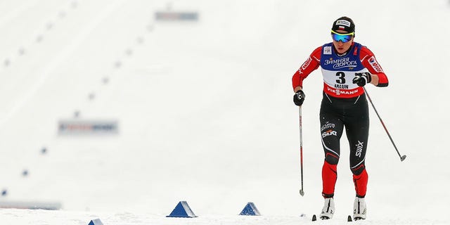 Justyna Kowalczyk during the FIS Nordic World Ski Championships in 2015