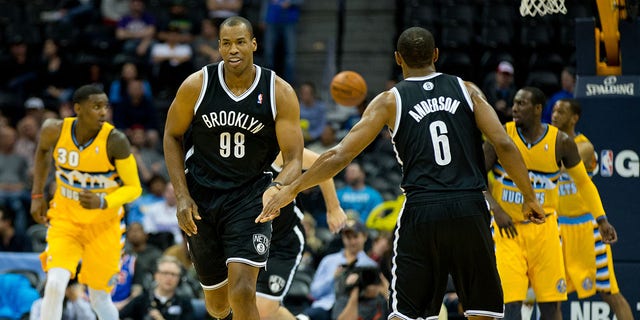 Jason Collins in action for the Nets