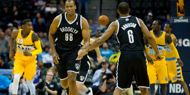 Jason Collins in action for the Nets