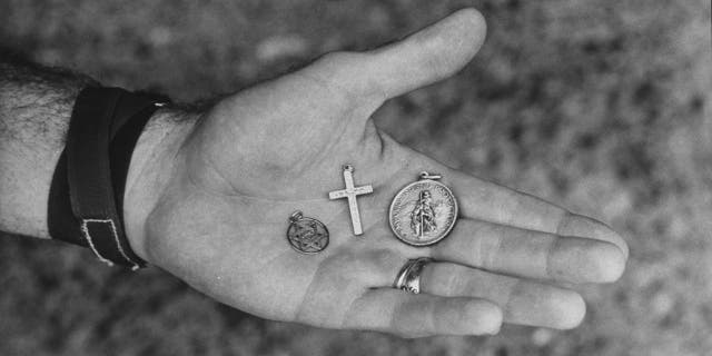On this historic day, June 3, 1965, Ed White becomes the first American to walk in space: "Just wonderful" 3 cross of saint christopher star of david