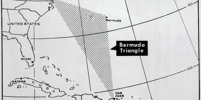 Bermuda Triangle map