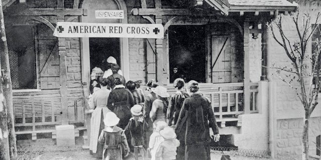 Red cross wartime effort